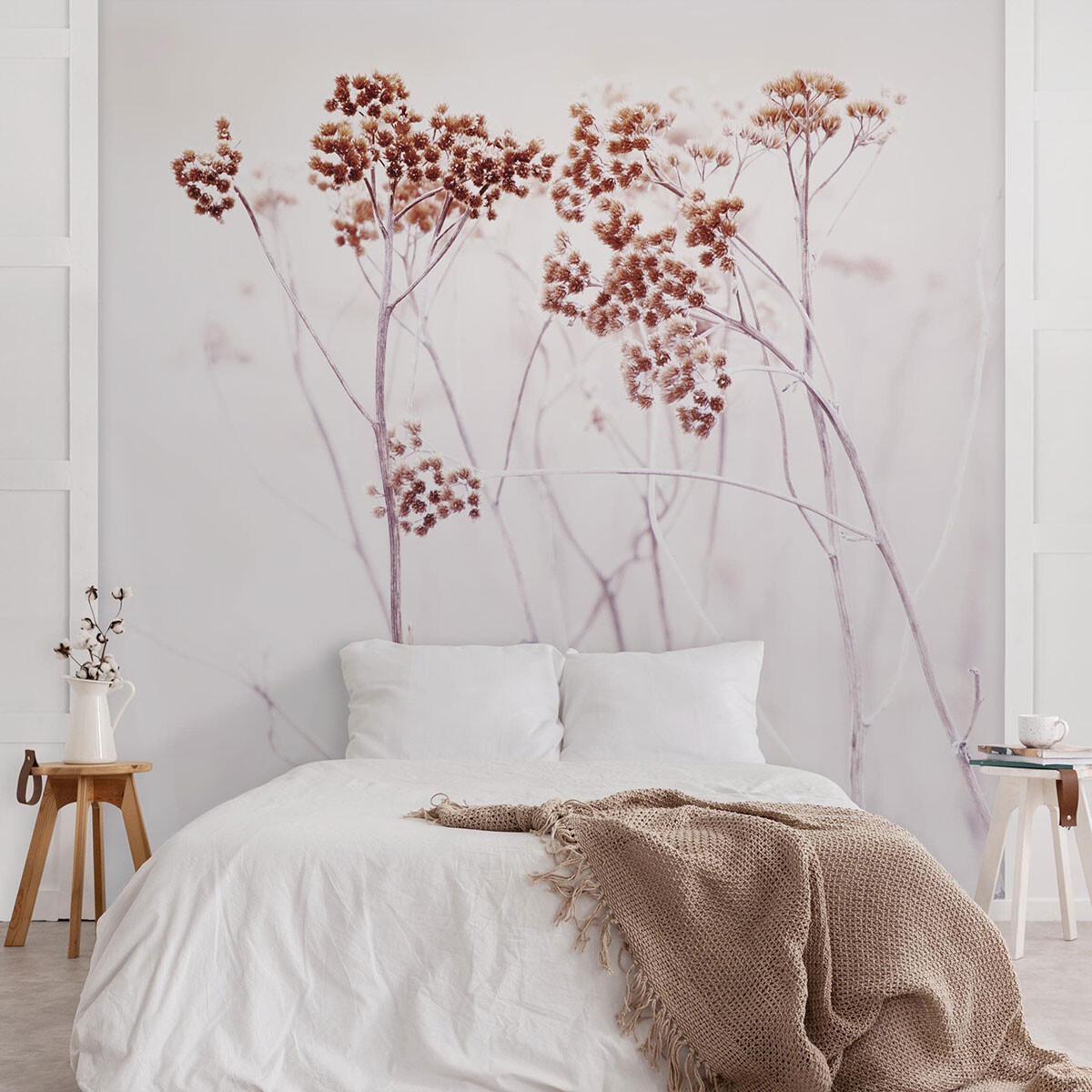Fototapete Blumen Schlafzimmer – Isländische Wildblumen 